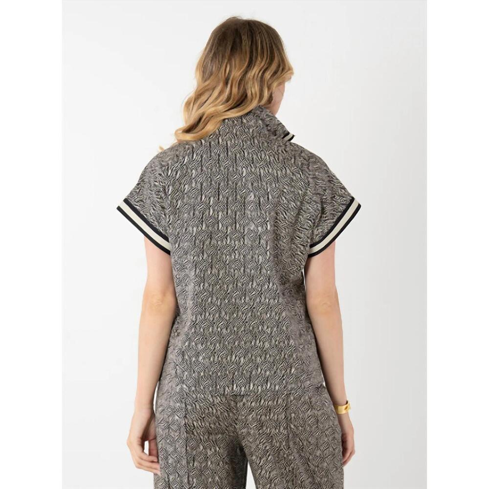 NEW EMILY MCCARTHY poppy pullover in black tonal monogram - Picture 4 of 4
